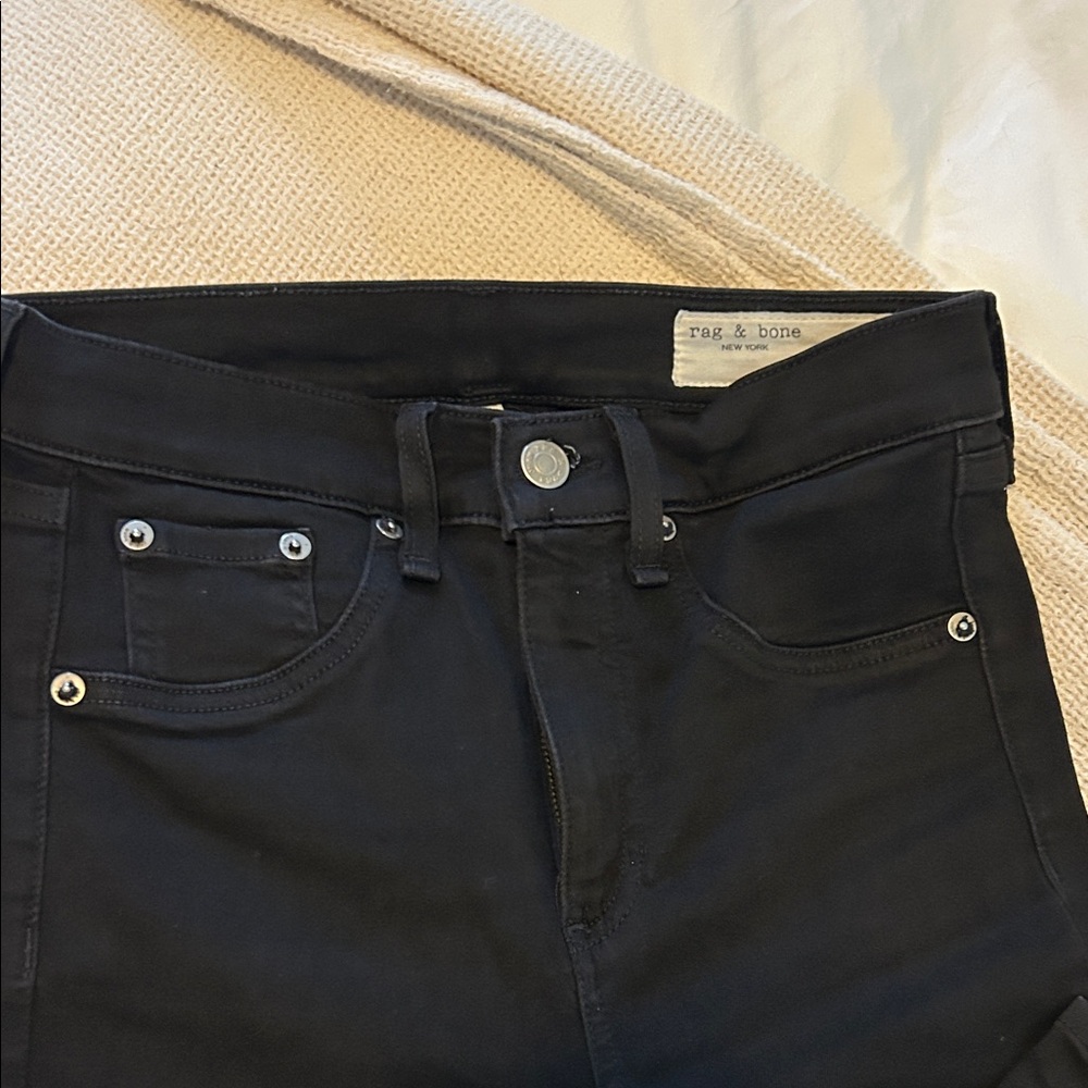 Rag & Bone Midnight Black Denim Pants